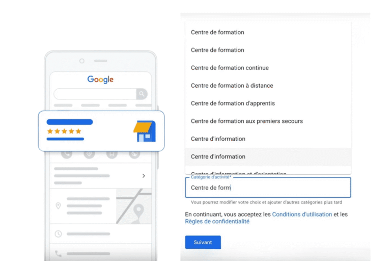 Google TagMap - Choix des bonnes catégories